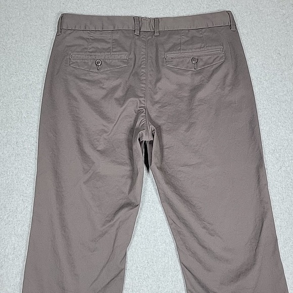 Perk Pants Men's 35 x 30 Feel Good Chinos Coffee Brown Slim Fit + Stretch Office - Picture 8 of 14